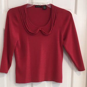 Bentley A Rose 3/4 Sleeve Knit Top size S like new